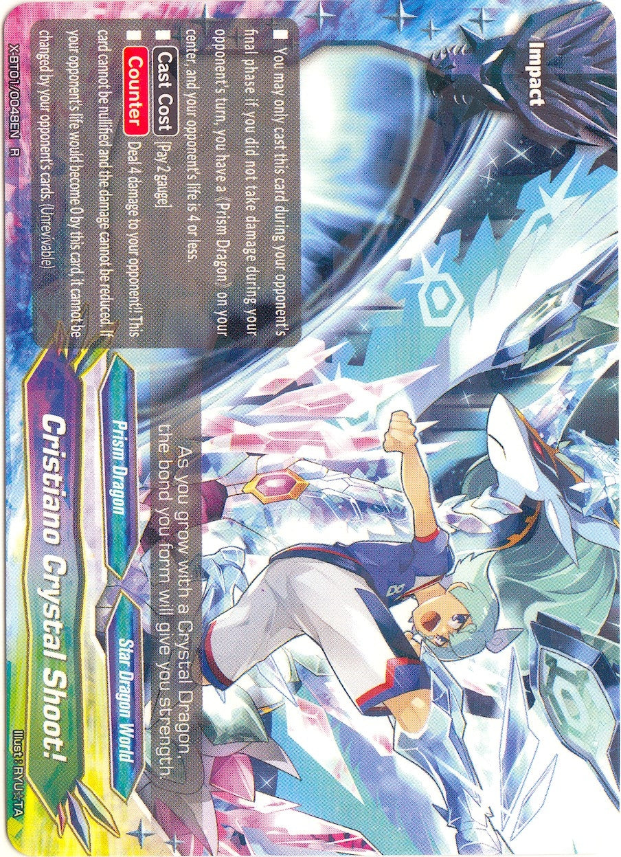 Image for Cristiano Crystal Shoot! (The Dark Lord's Rebirth!) (X-BT01/0048EN) - Future Card BuddyFight
