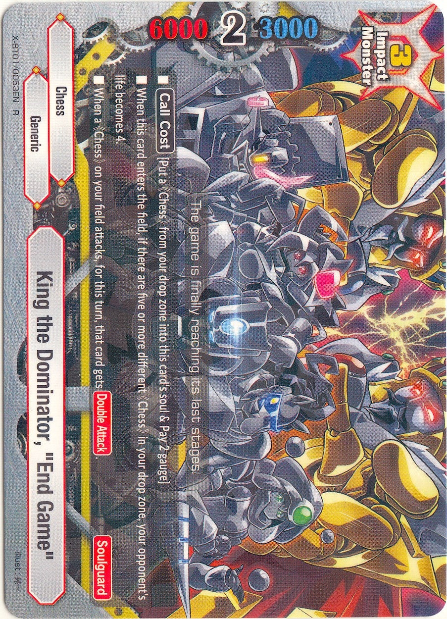 Image for King the Dominator, "End Game" (The Dark Lord's Rebirth!) (X-BT01/0053EN) - Future Card BuddyFight