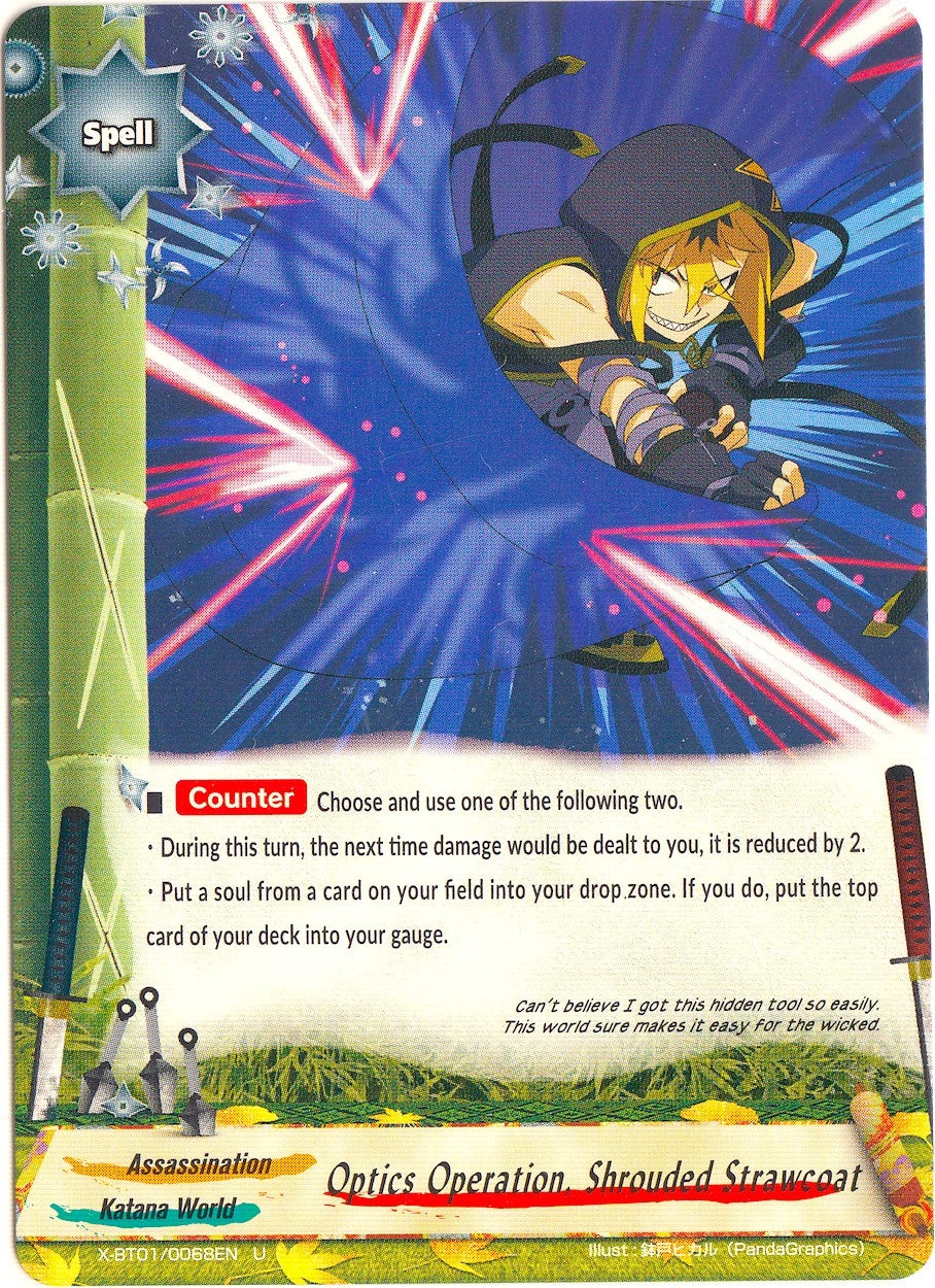 Image for Optics Operation, Shrouded Strawcoat (The Dark Lord's Rebirth!) (X-BT01/0068EN) - Future Card BuddyFight