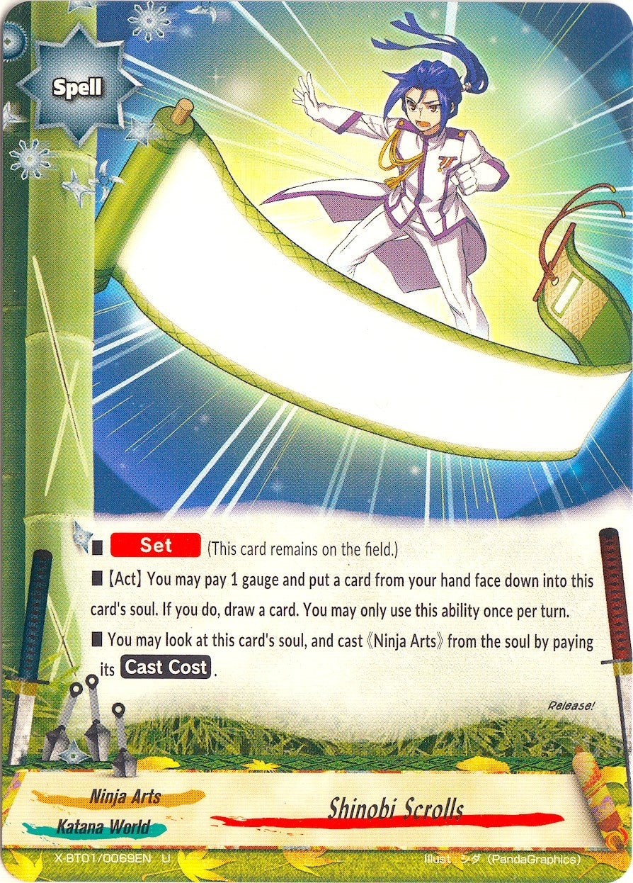 Image for Shinobi Scrolls (The Dark Lord's Rebirth!) (X-BT01/0069EN) - Future Card BuddyFight