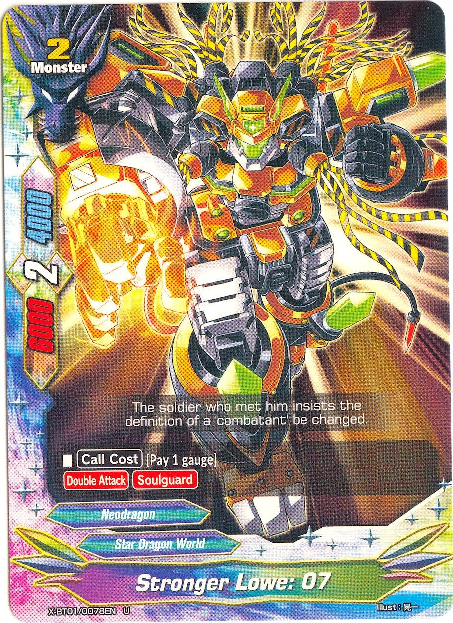 Image for Stronger Lowe: 07 (The Dark Lord's Rebirth!) (X-BT01/0078EN) - Future Card BuddyFight