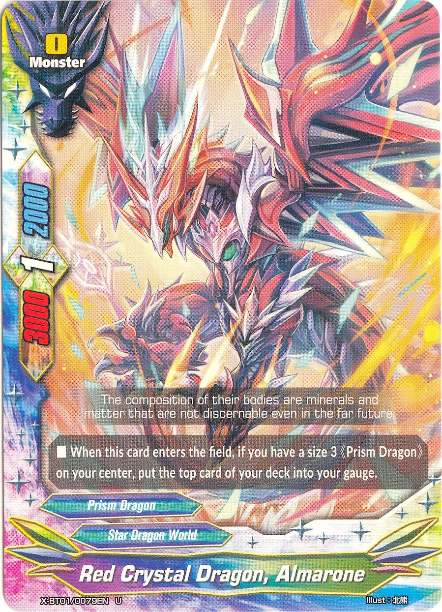 Image for Red Crystal Dragon, Almarone (The Dark Lord's Rebirth!) (X-BT01/0079EN) - Future Card BuddyFight