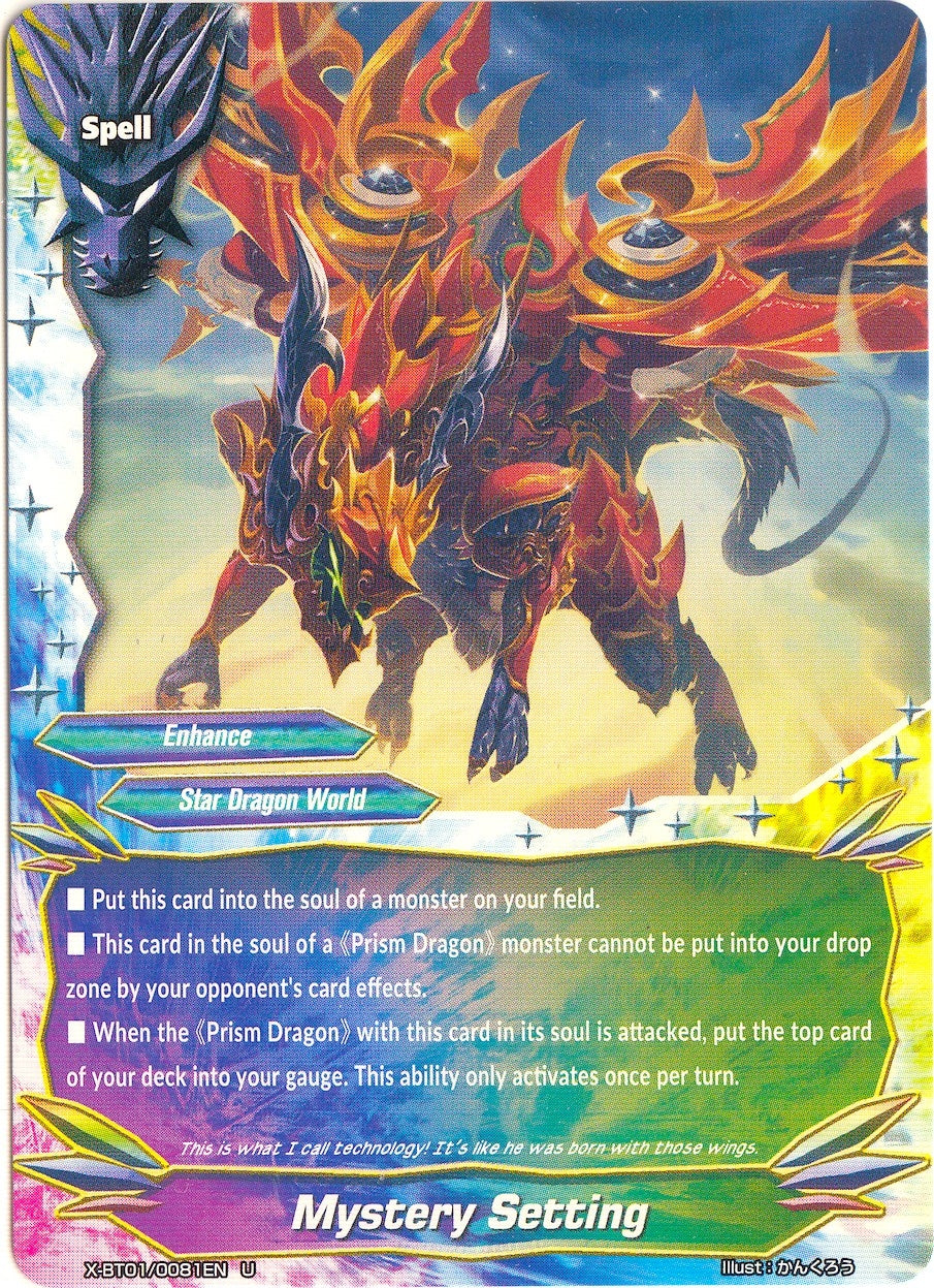 Image for Mystery Setting (The Dark Lord's Rebirth!) (X-BT01/0081EN) - Future Card BuddyFight