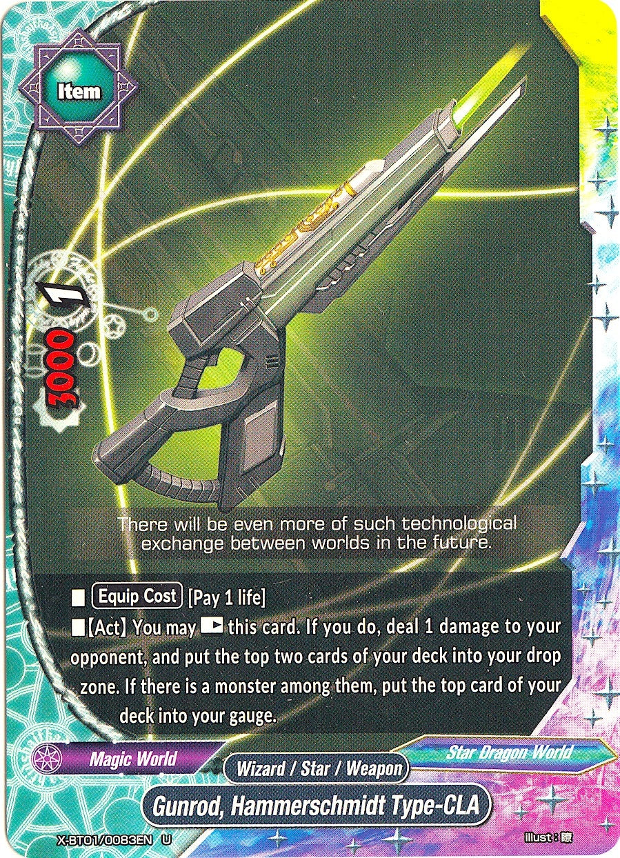 Image for Gunrod, Hammerschmidt Type-CLA (The Dark Lord's Rebirth!) (X-BT01/0083EN) - Future Card BuddyFight