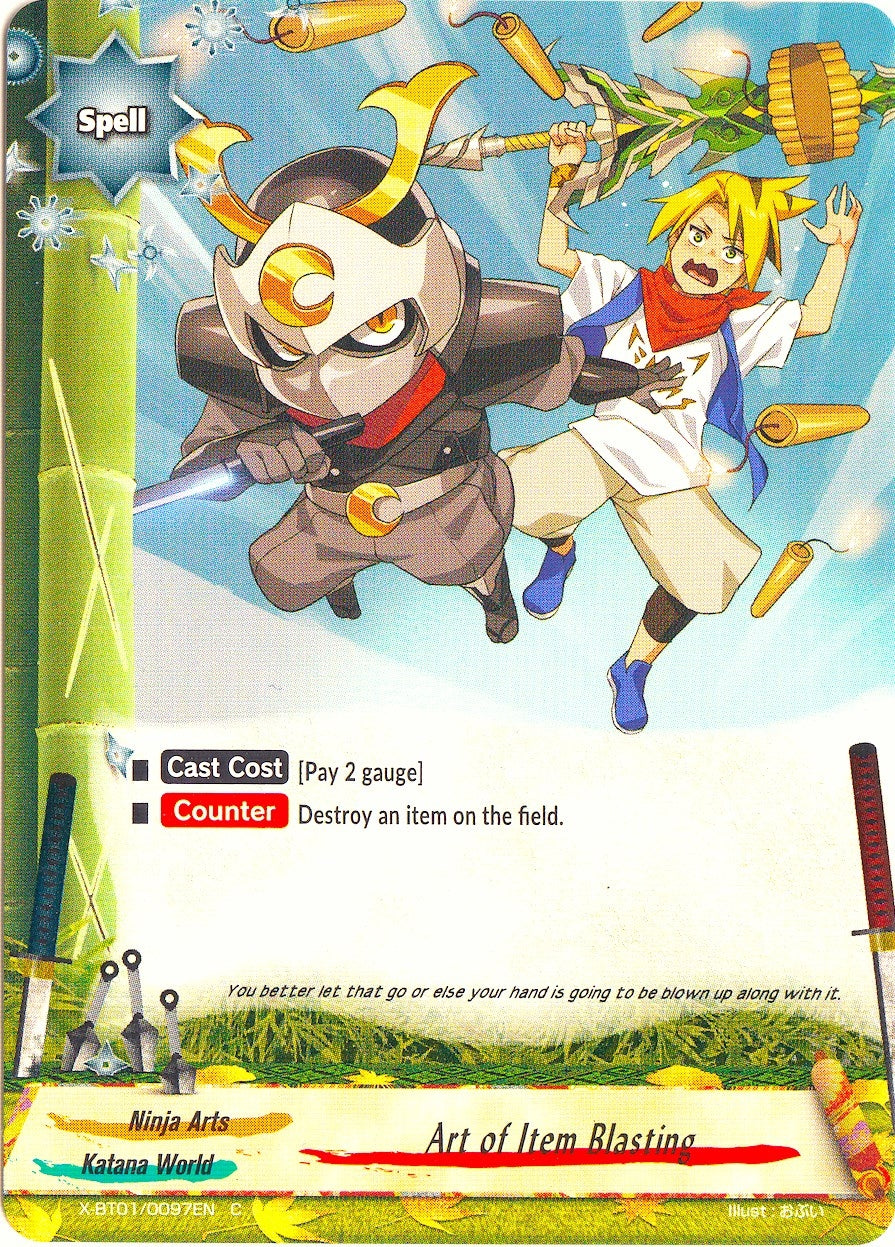 Image for Art of Item Blasting (The Dark Lord's Rebirth!) (X-BT01/0097EN) - Future Card BuddyFight