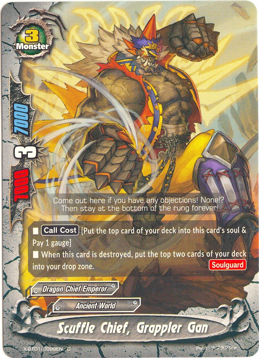 Image for Scuffle Chief, Grappler Gan (The Dark Lord's Rebirth!) (X-BT01/0099EN) - Future Card BuddyFight