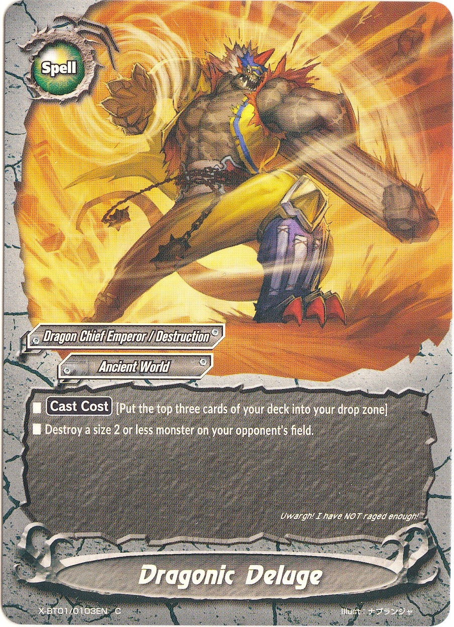 Image for Dragonic Deluge (The Dark Lord's Rebirth!) (X-BT01/0103EN) - Future Card BuddyFight