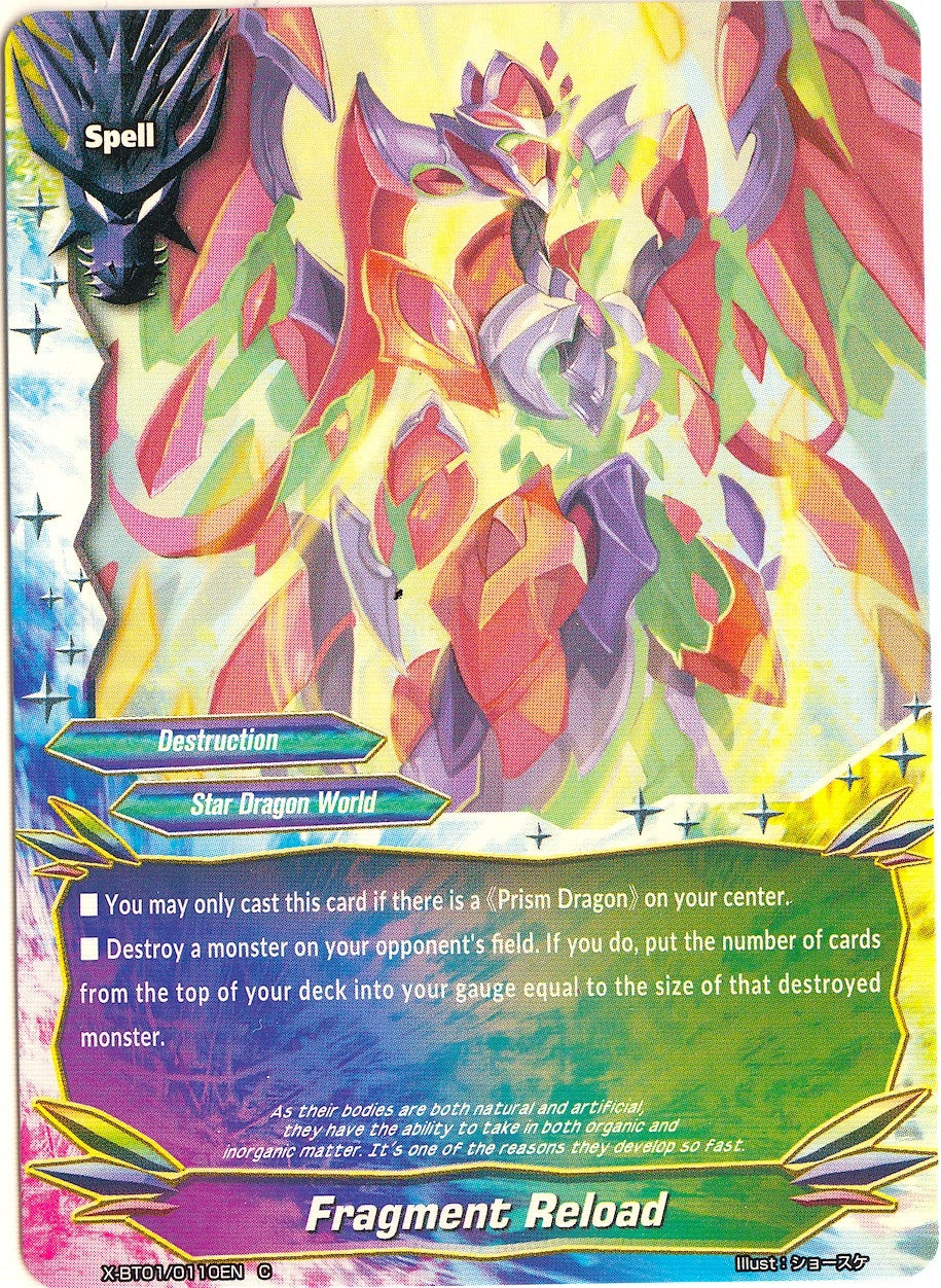 Image for Fragment Reload (The Dark Lord's Rebirth!) (X-BT01/0110EN) - Future Card BuddyFight