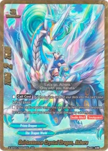 Image for Quintessence Crystal Dragon, Athora (SP) (The Dark Lord's Rebirth!) (X-BT01/S004EN) - Future Card BuddyFight