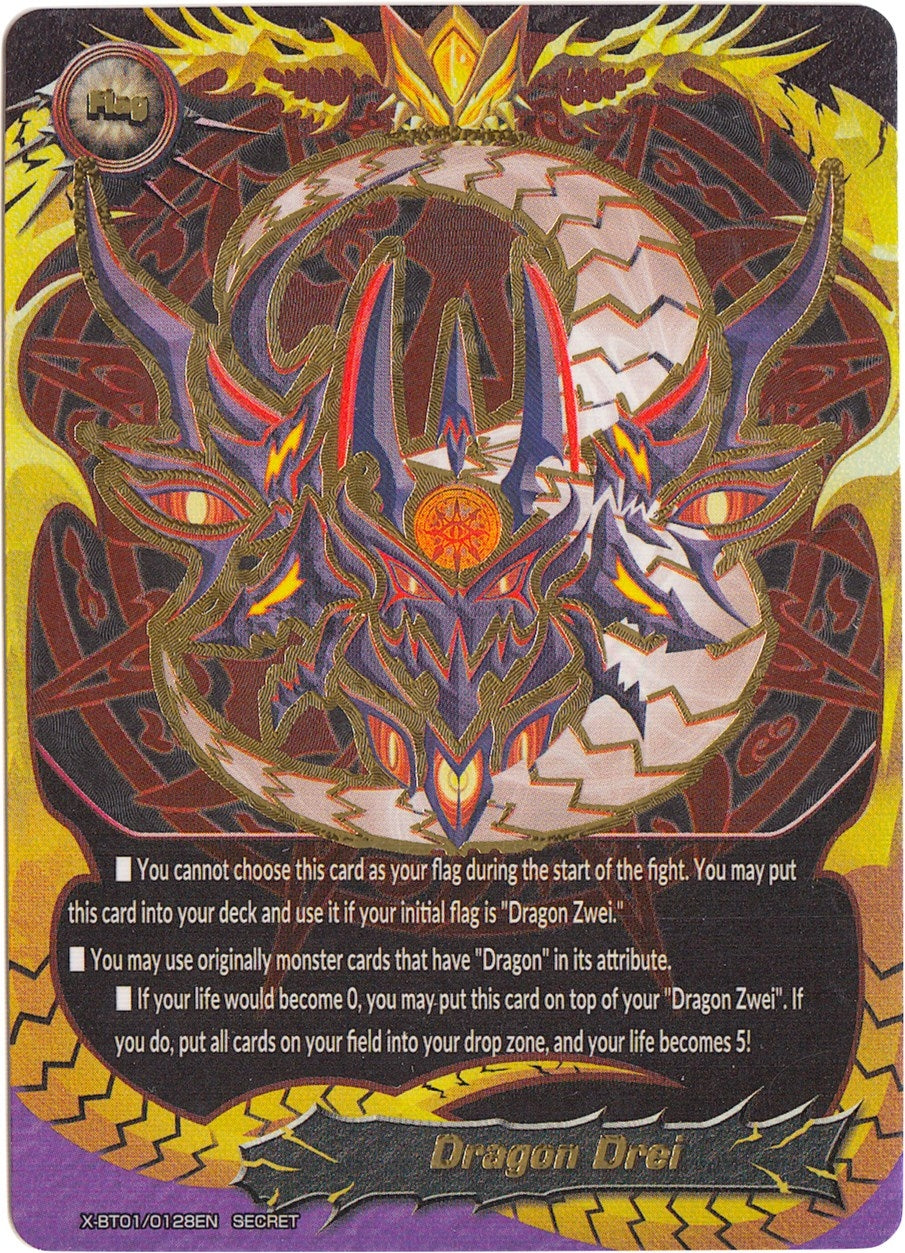 Image for Dragon Drei (The Dark Lord's Rebirth!) (X-BT01/0128EN) - Future Card BuddyFight