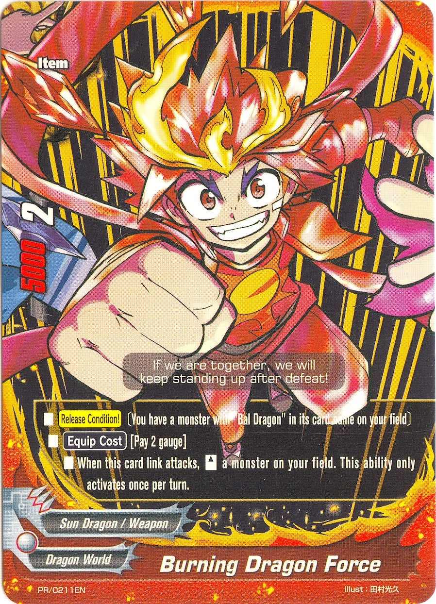 Image for Burning Dragon Force (Promo Cards) (PR/0211EN) - Future Card BuddyFight