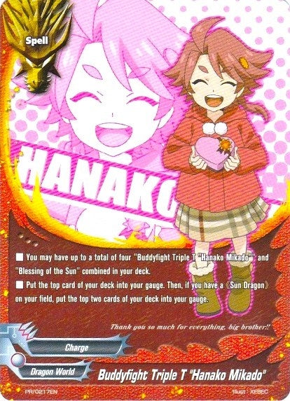 Image for Buddyfight Triple T "Hanako Mikado" (Promo Cards) (PR/0217EN) - Future Card BuddyFight