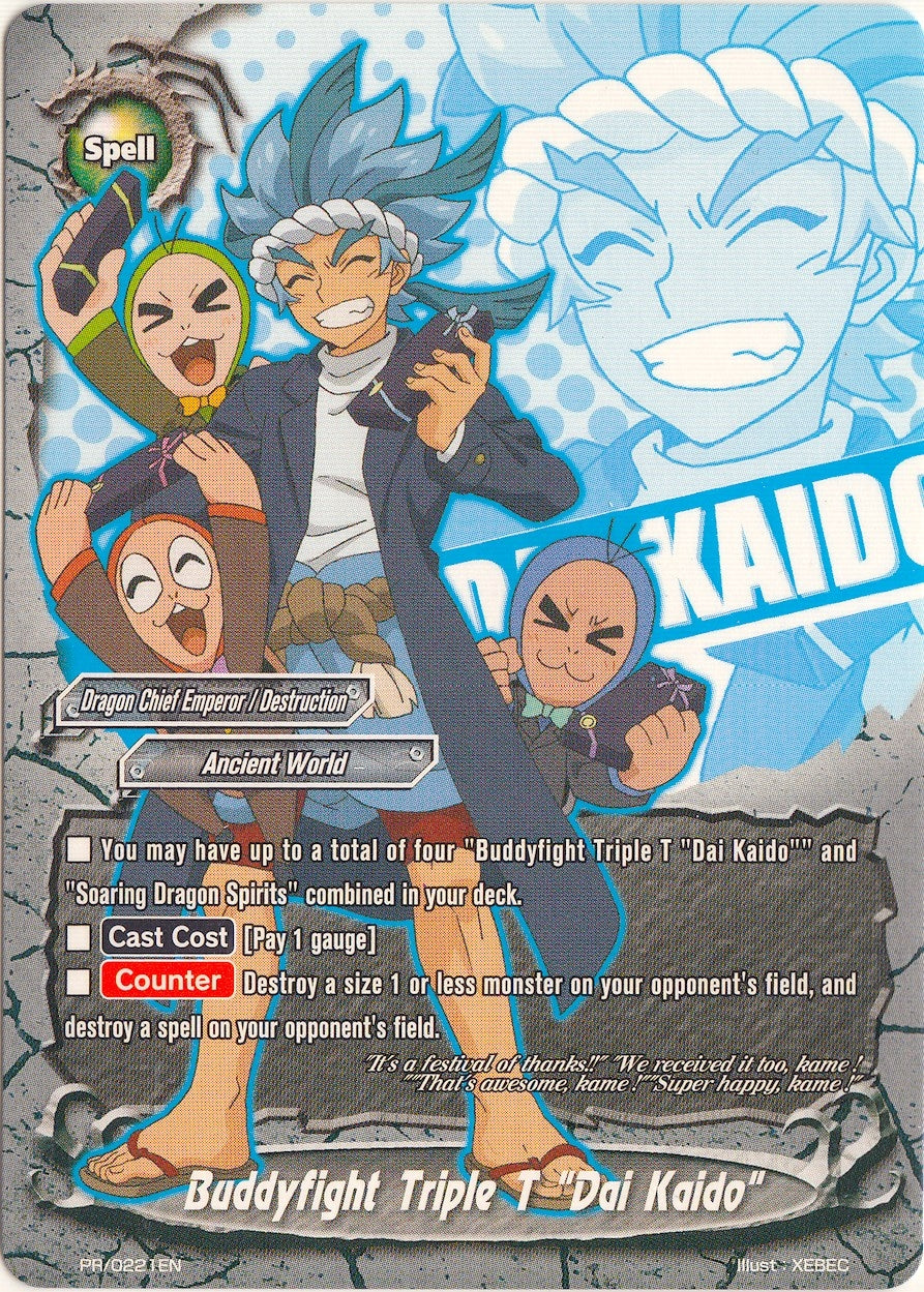 Image for Buddyfight Triple T "Dai Kaido" (Promo Cards) (PR/0221EN) - Future Card BuddyFight