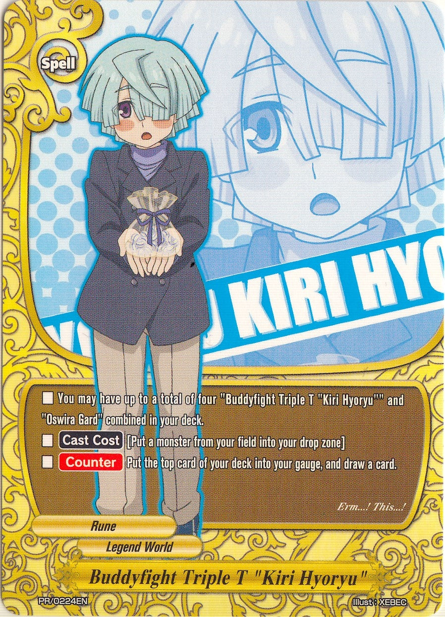Image for Buddyfight Triple T "Kiri Hyoryu" (Promo Cards) (PR/0224EN) - Future Card BuddyFight