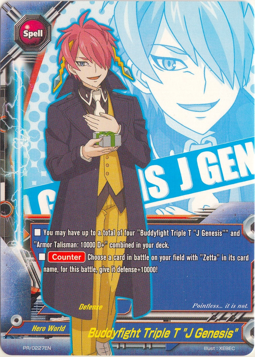 Image for Buddyfight Triple T "J Genesis" (Promo Cards) (PR/0227EN) - Future Card BuddyFight