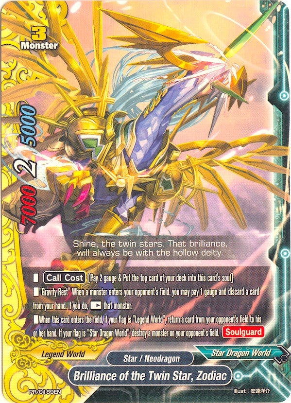 Image for Brilliance of the Twin Star, Zodiac (Promo Cards) (PR/0189EN) - Future Card BuddyFight