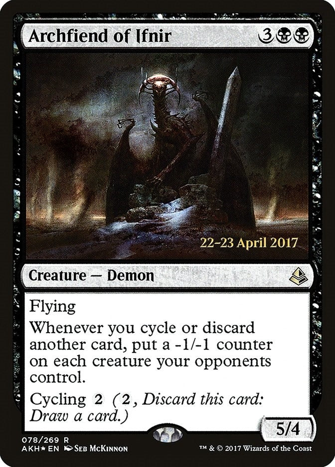 Image for Archfiend of Ifnir (Prerelease Cards) (78) - Magic: The Gathering