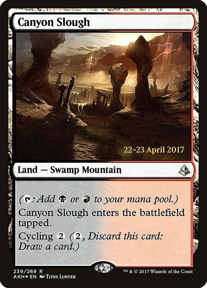 Image for Canyon Slough (Prerelease Cards) (239) - Magic: The Gathering