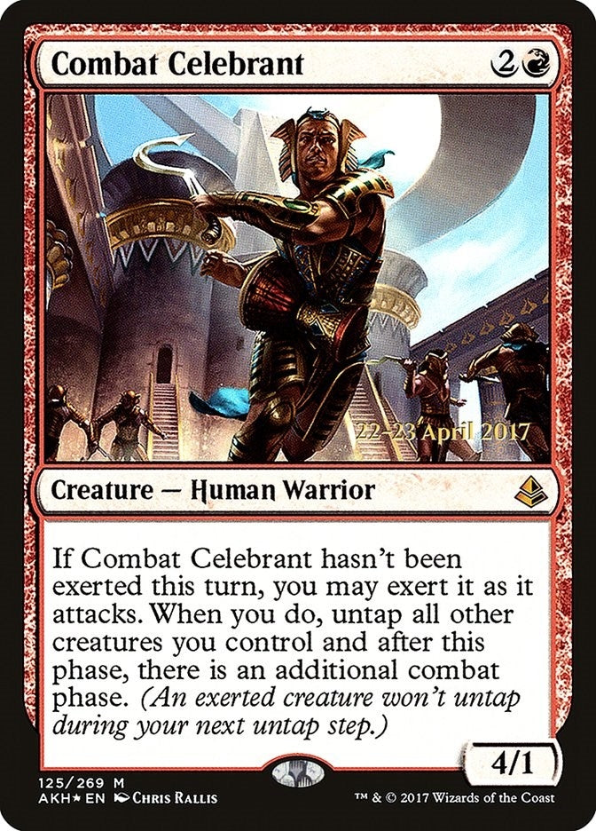Image for Combat Celebrant (Prerelease Cards) (125) - Magic: The Gathering