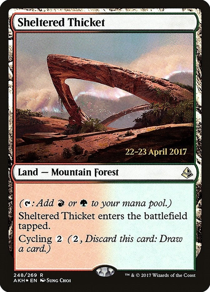 Image for Sheltered Thicket (Prerelease Cards) (248) - Magic: The Gathering
