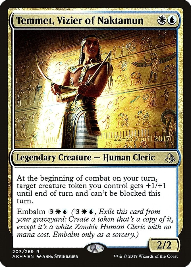 Image for Temmet, Vizier of Naktamun (Prerelease Cards) (207) - Magic: The Gathering