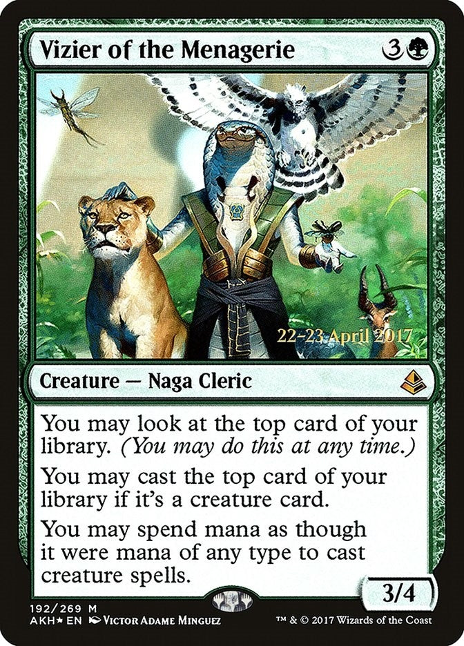 Image for Vizier of the Menagerie (Prerelease Cards) (192) - Magic: The Gathering