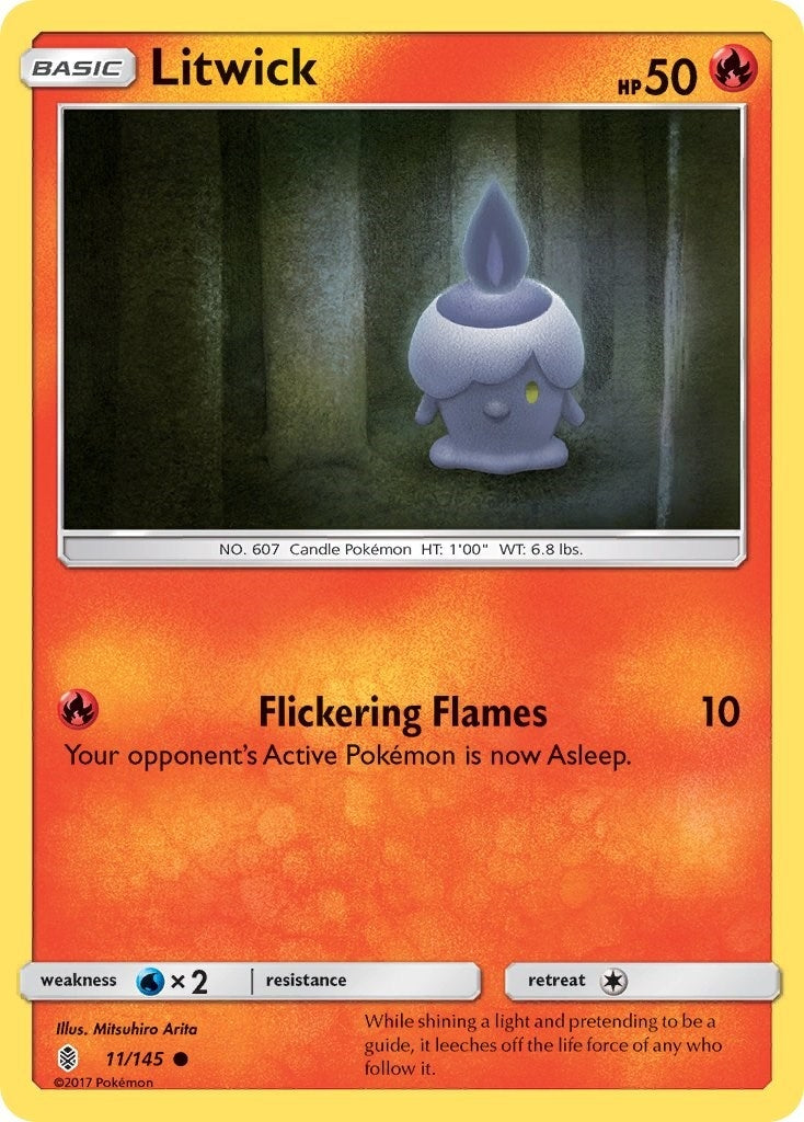 Image for Litwick (SM - Guardians Rising) (11/145) - Pokemon