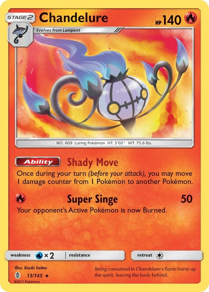 Image for Chandelure (SM - Guardians Rising) (13/145) - Pokemon