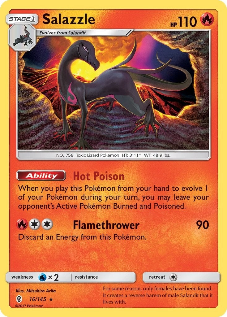 Image for Salazzle (SM - Guardians Rising) (16/145) - Pokemon