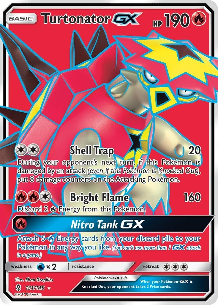 Image for Turtonator GX (Full Art) (SM - Guardians Rising) (131/145) - Pokemon