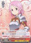 Image for Strong and Stout-hearted, Lisbeth (RRR) (Sword Art Online Re: Edit) (SAO/S47-E052R RRR) - Weiss Schwarz