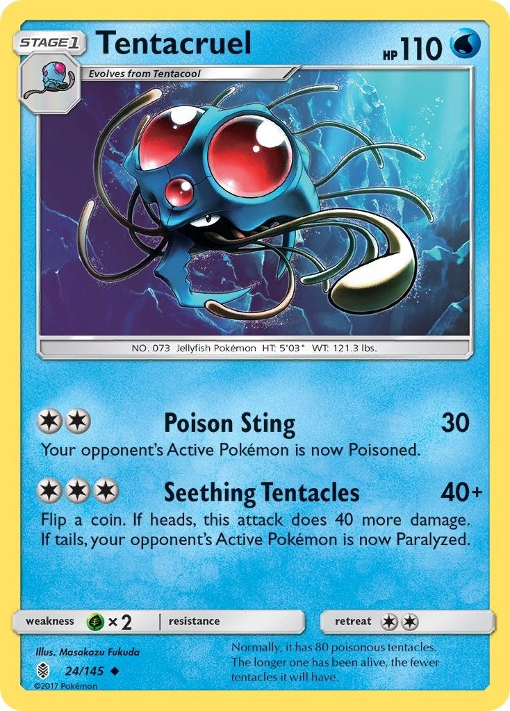 Image for Tentacruel (SM - Guardians Rising) (24/145) - Pokemon