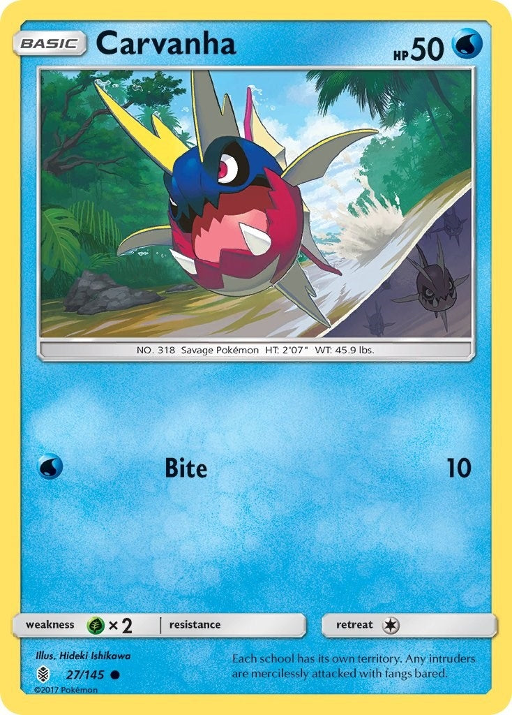 Image for Carvanha (SM - Guardians Rising) (27/145) - Pokemon