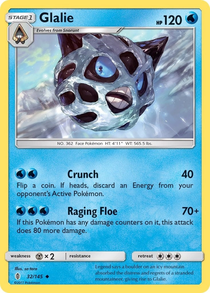 Image for Glalie (SM - Guardians Rising) (32/145) - Pokemon