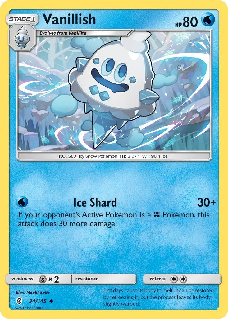 Image for Vanillish (SM - Guardians Rising) (34/145) - Pokemon
