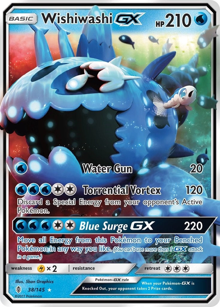 Image for Wishiwashi GX (SM - Guardians Rising) (38/145) - Pokemon