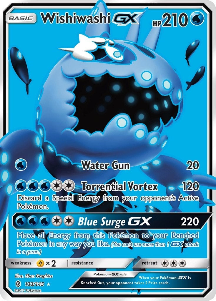 Image for Wishiwashi GX (Full Art) (SM - Guardians Rising) (133/145) - Pokemon