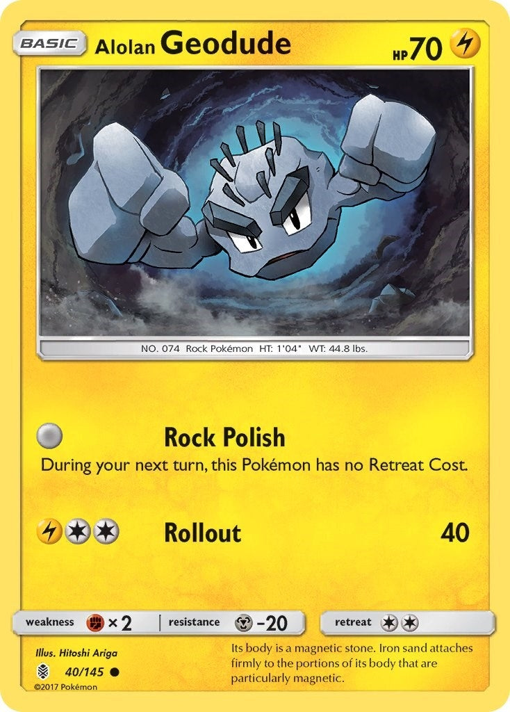 Image for Alolan Geodude (SM - Guardians Rising) (40/145) - Pokemon