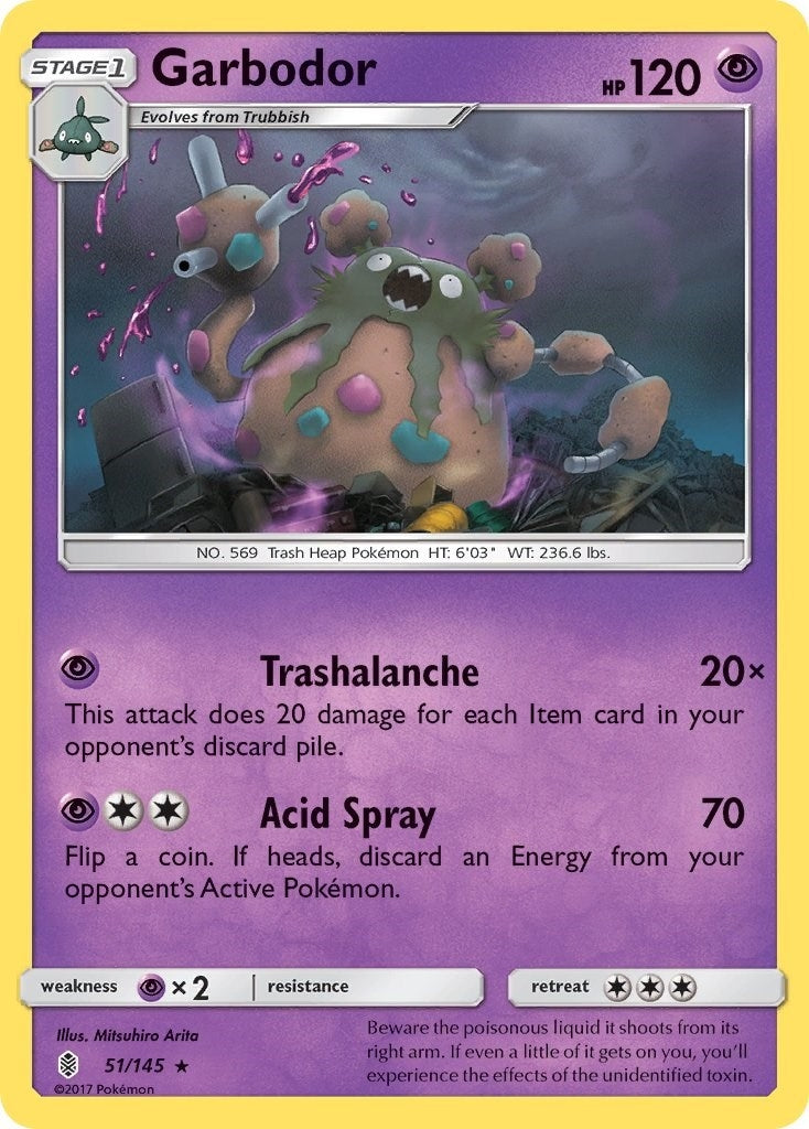 Image for Garbodor (SM - Guardians Rising) (51/145) - Pokemon