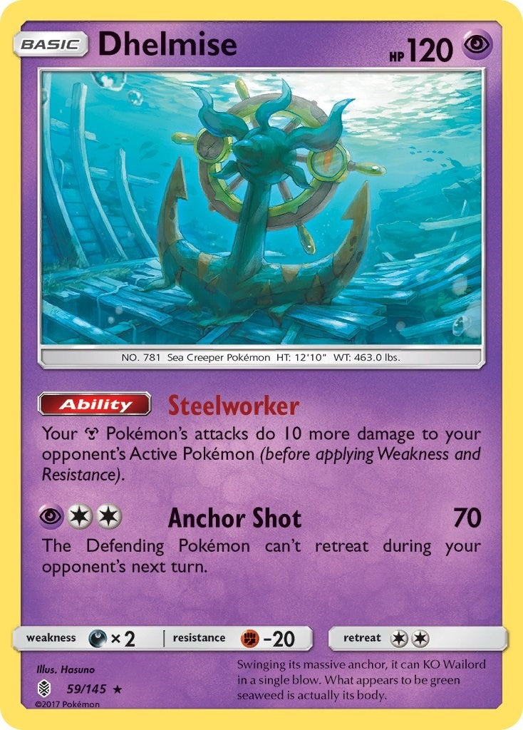 Image for Dhelmise (SM - Guardians Rising) (59/145) - Pokemon