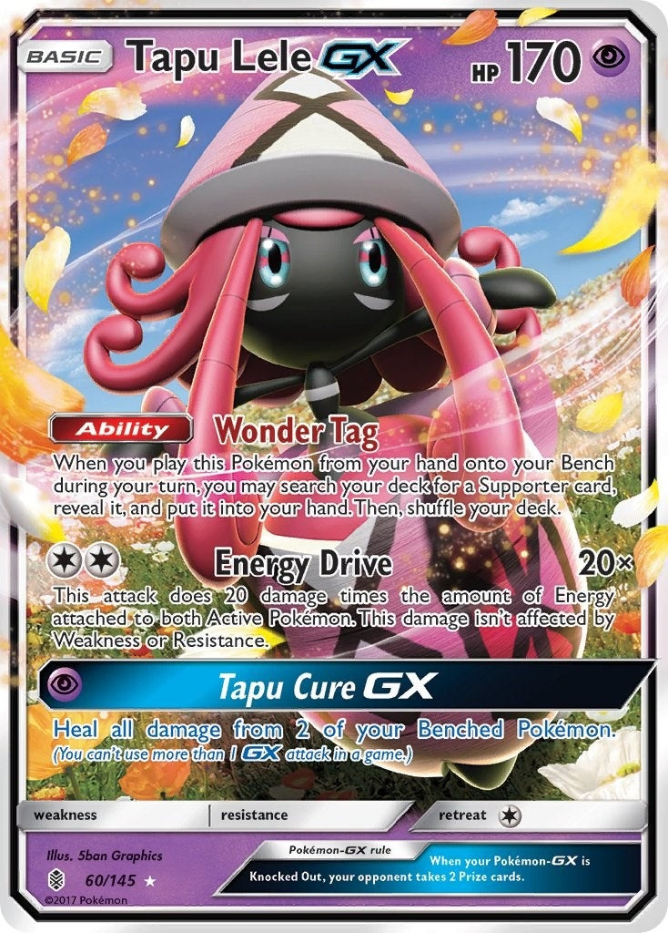 Image for Tapu Lele GX (SM - Guardians Rising) (60/145) - Pokemon