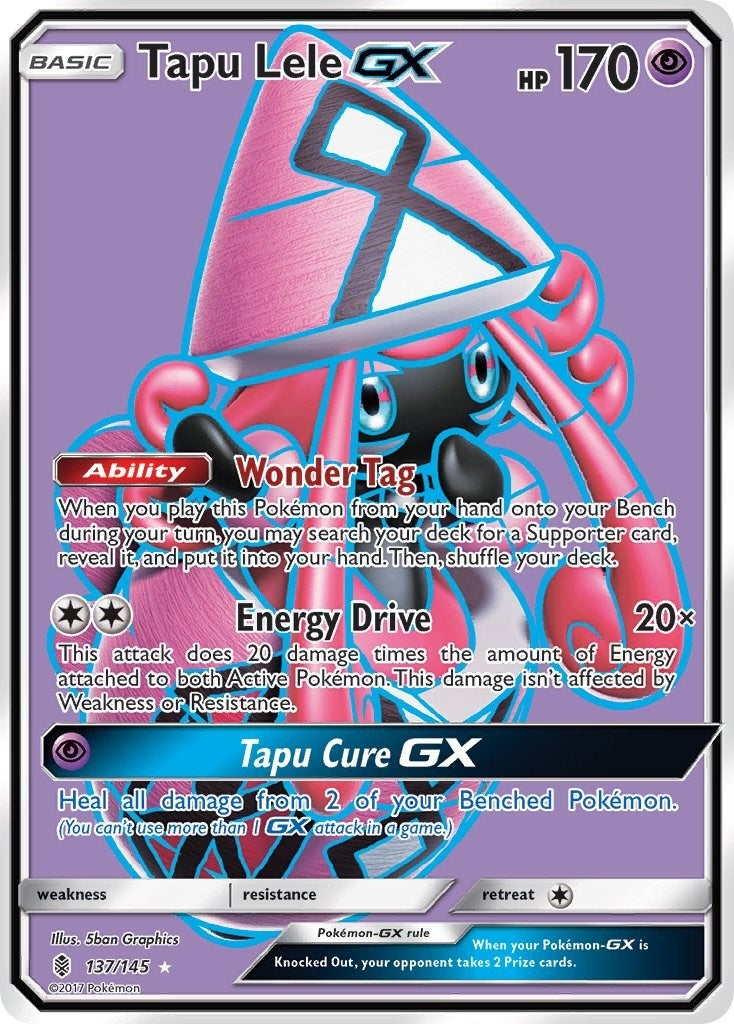 Image for Tapu Lele GX (Full Art) (SM - Guardians Rising) (137/145) - Pokemon