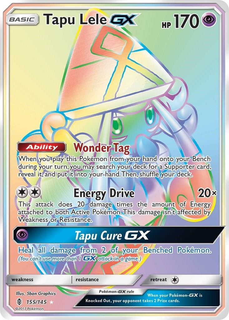 Image for Tapu Lele GX (Secret) (SM - Guardians Rising) (155/145) - Pokemon