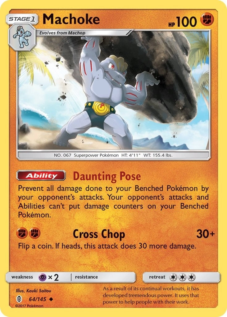 Image for Machoke (SM - Guardians Rising) (64/145) - Pokemon