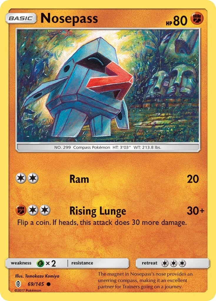 Image for Nosepass (SM - Guardians Rising) (69/145) - Pokemon
