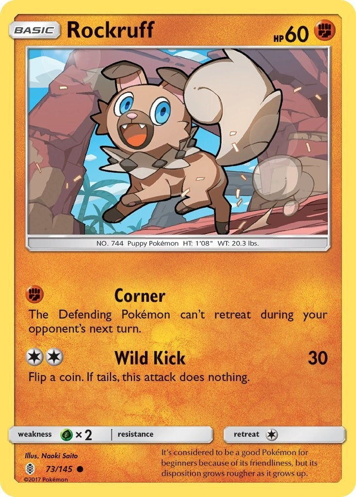 Image for Rockruff (SM - Guardians Rising) (73/145) - Pokemon