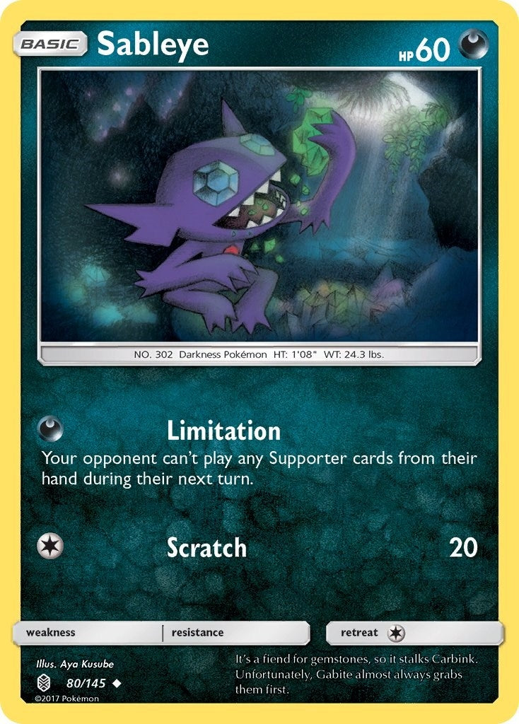 Image for Sableye (SM - Guardians Rising) (80/145) - Pokemon