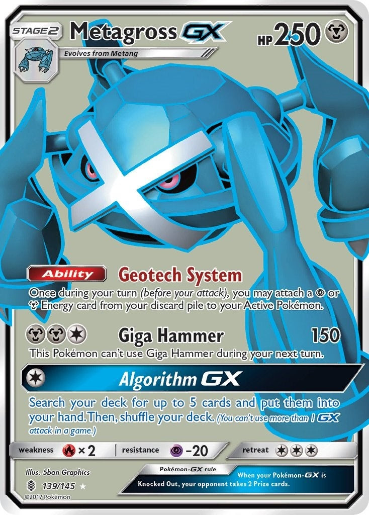 Image for Metagross GX (Full Art) (SM - Guardians Rising) (139/145) - Pokemon