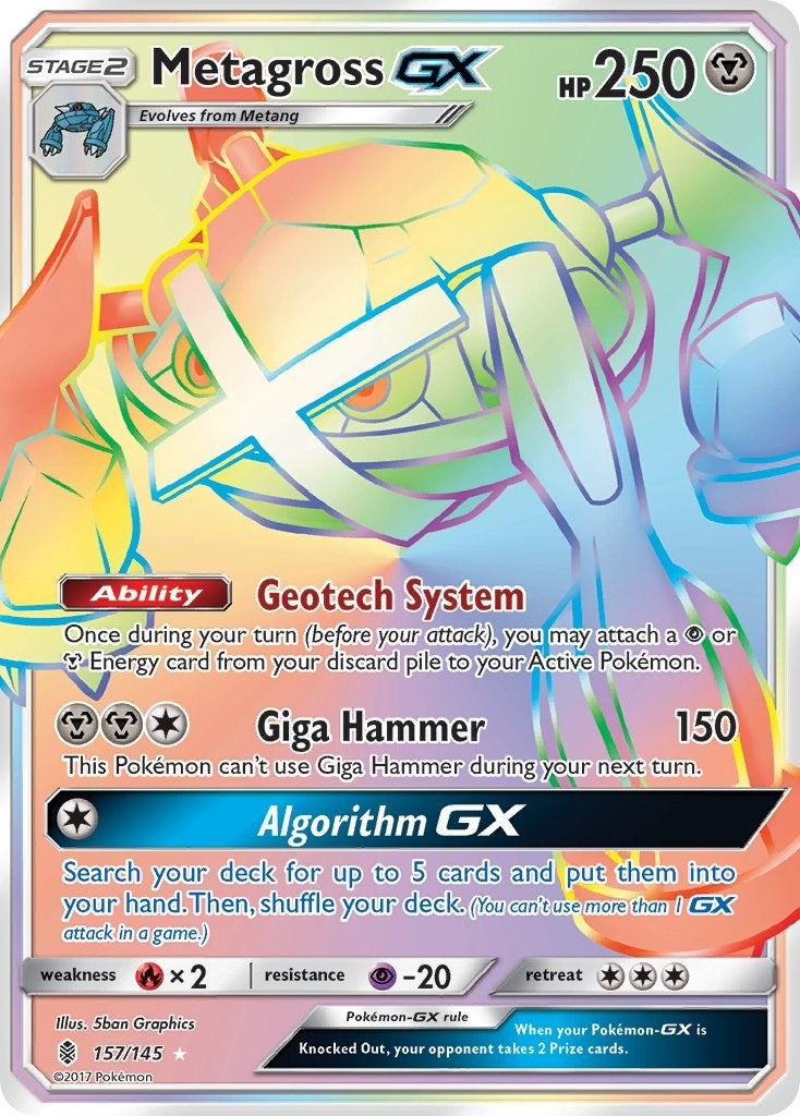 Image for Metagross GX (Secret) (SM - Guardians Rising) (157/145) - Pokemon