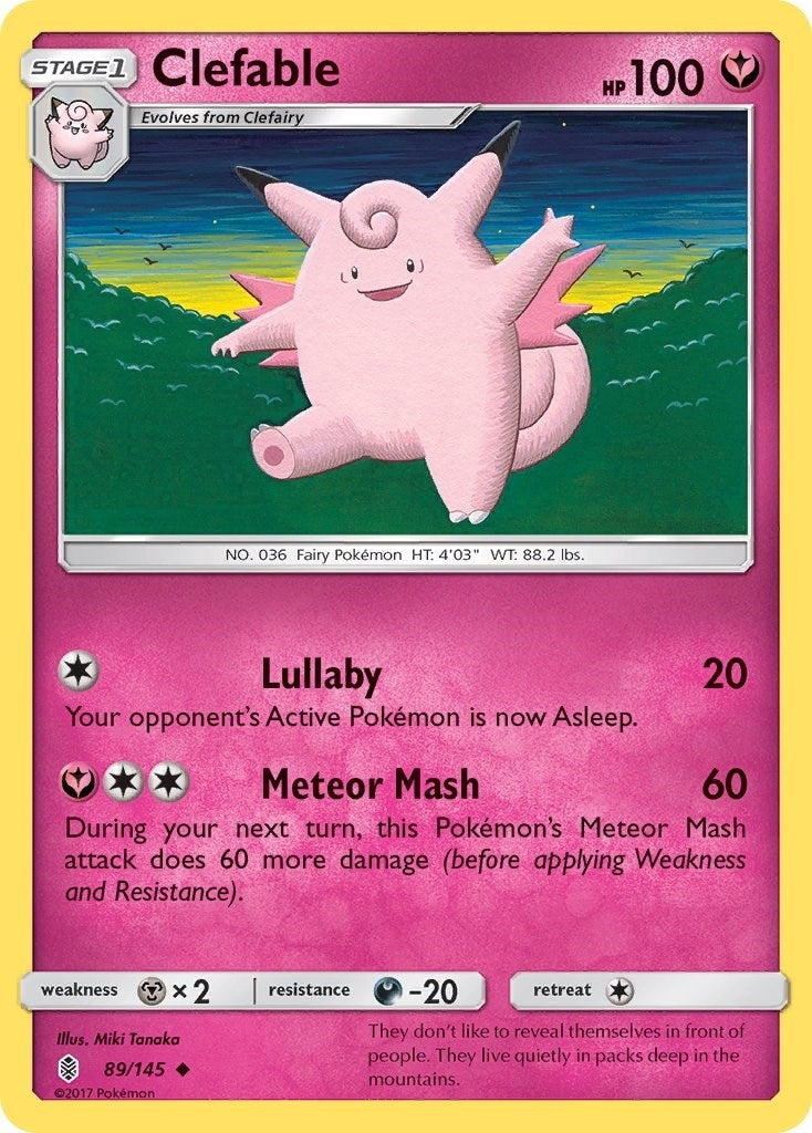 Image for Clefable (SM - Guardians Rising) (89/145) - Pokemon
